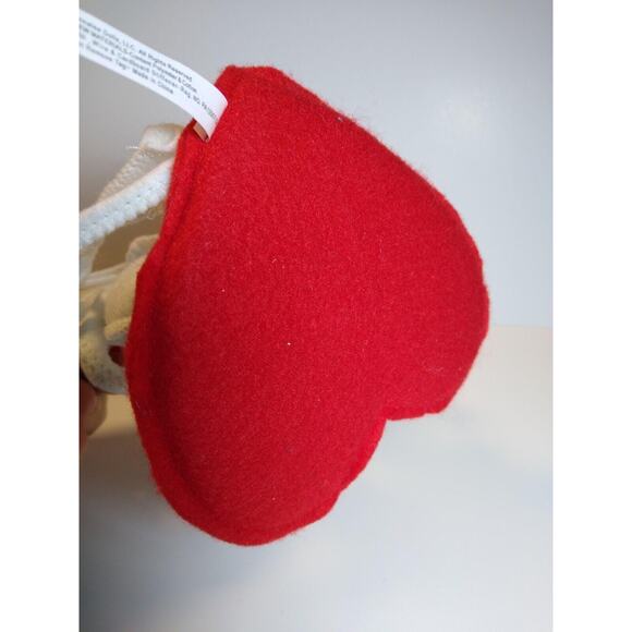 ANNALEE Valentine White Mice Holds Key To His Heart 2008 Anthropomorphic Doll 5" - Picture 6 of 6